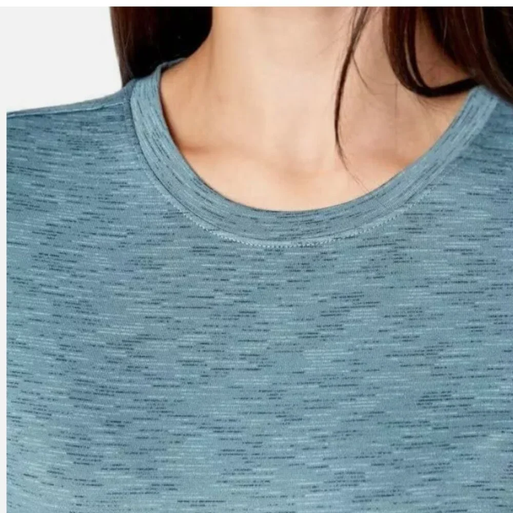Mondetta Women's Top Size M Ladies' 2-Pack Active Tee Green - Picture 3 of 5